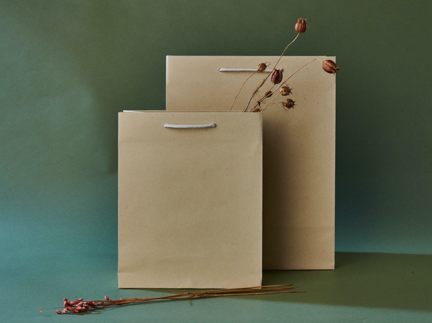 Shopping bags in carta